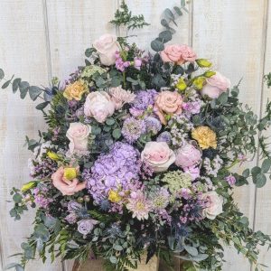Funeral Arrangement in Pastels